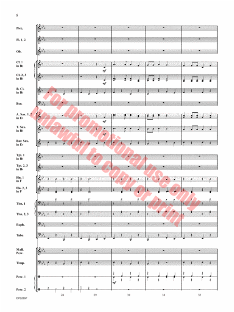 An Arizona Celebration An Arizona Celebration Concert Band scores gallery preview page 9