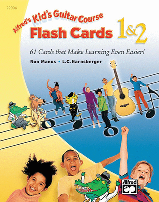Book cover for Alfred's Kid's Guitar Course 1 & 2: Flash Cards