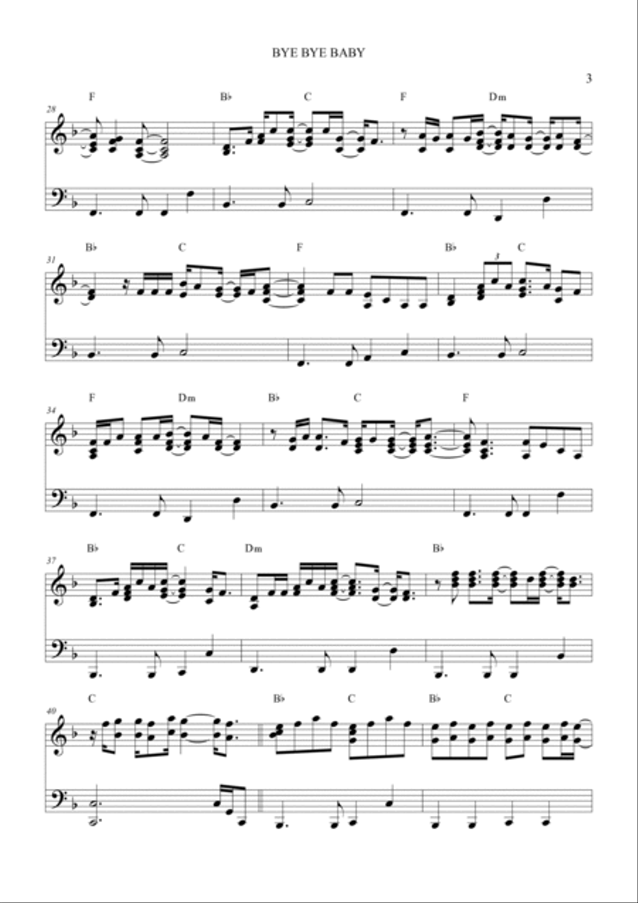 Bye Bye Baby Piano Method scores gallery preview page 3