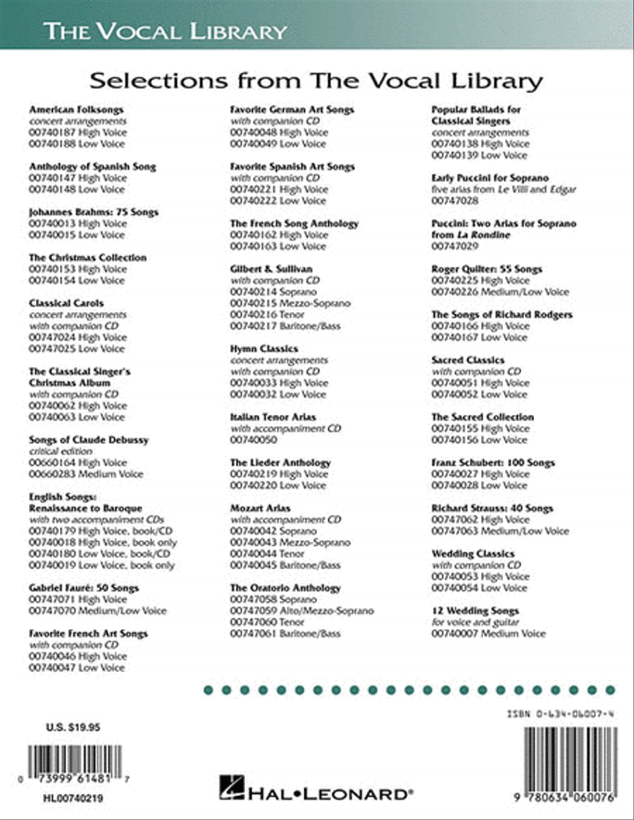 The Lieder Anthology High Voice scores gallery preview page 2