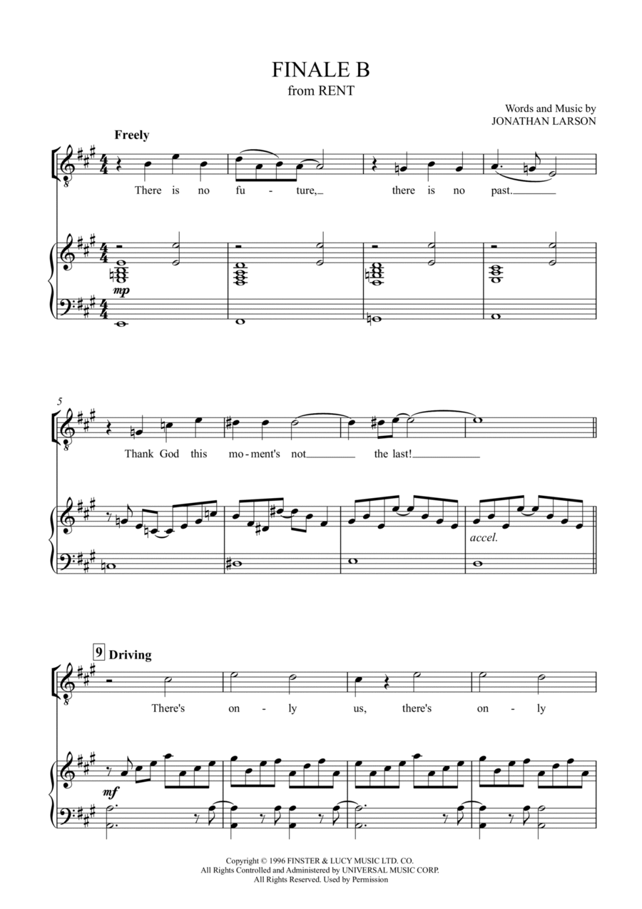 Finale B Voice scores gallery preview page 1