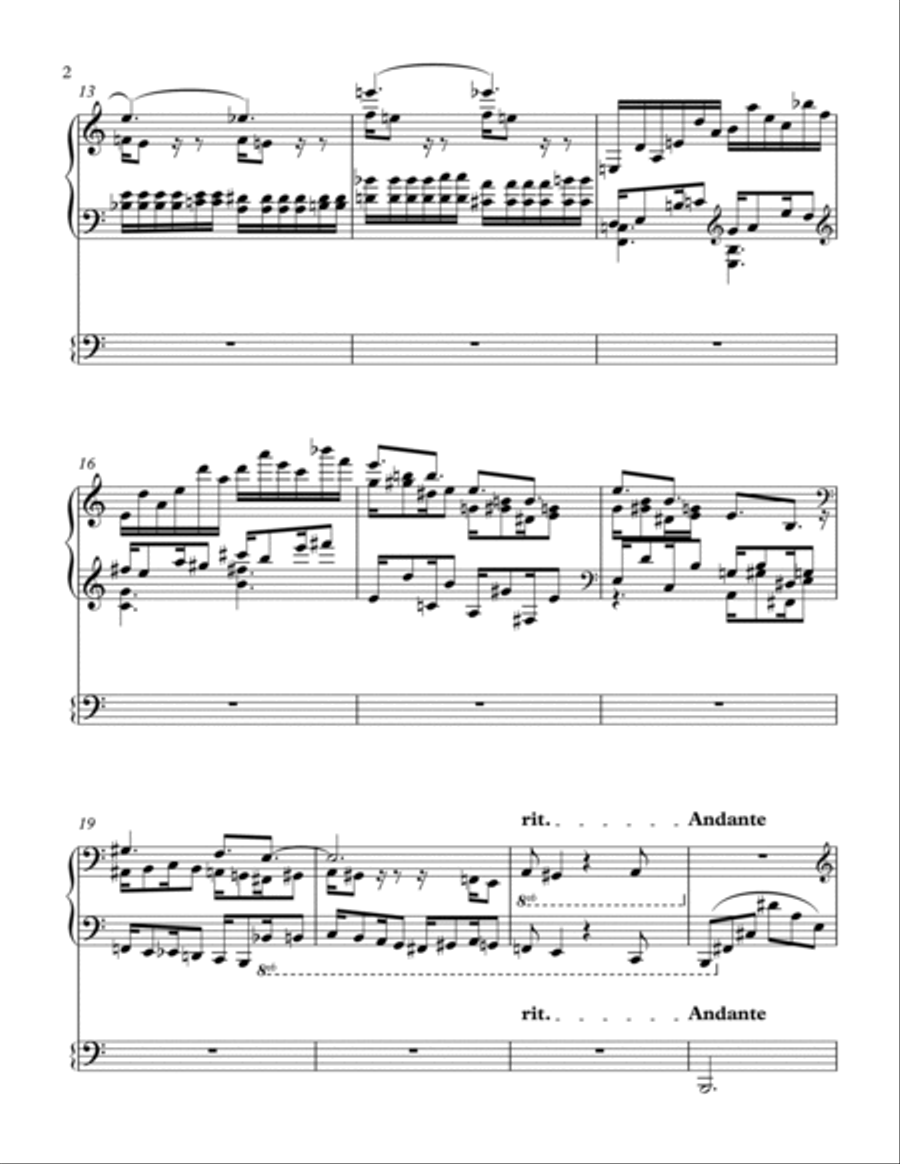 Impersonata: First Movement Piano Solo scores gallery preview page 2