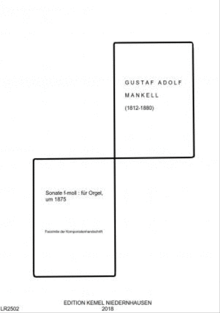 Sonate f-moll Sonate f-moll Piano scores gallery preview page 1