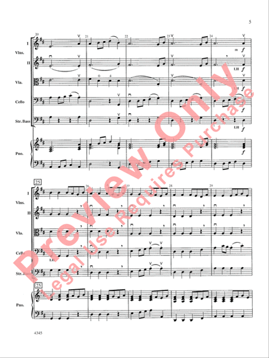 La Rejouissance La Rejouissance String Orchestra scores gallery preview page 6