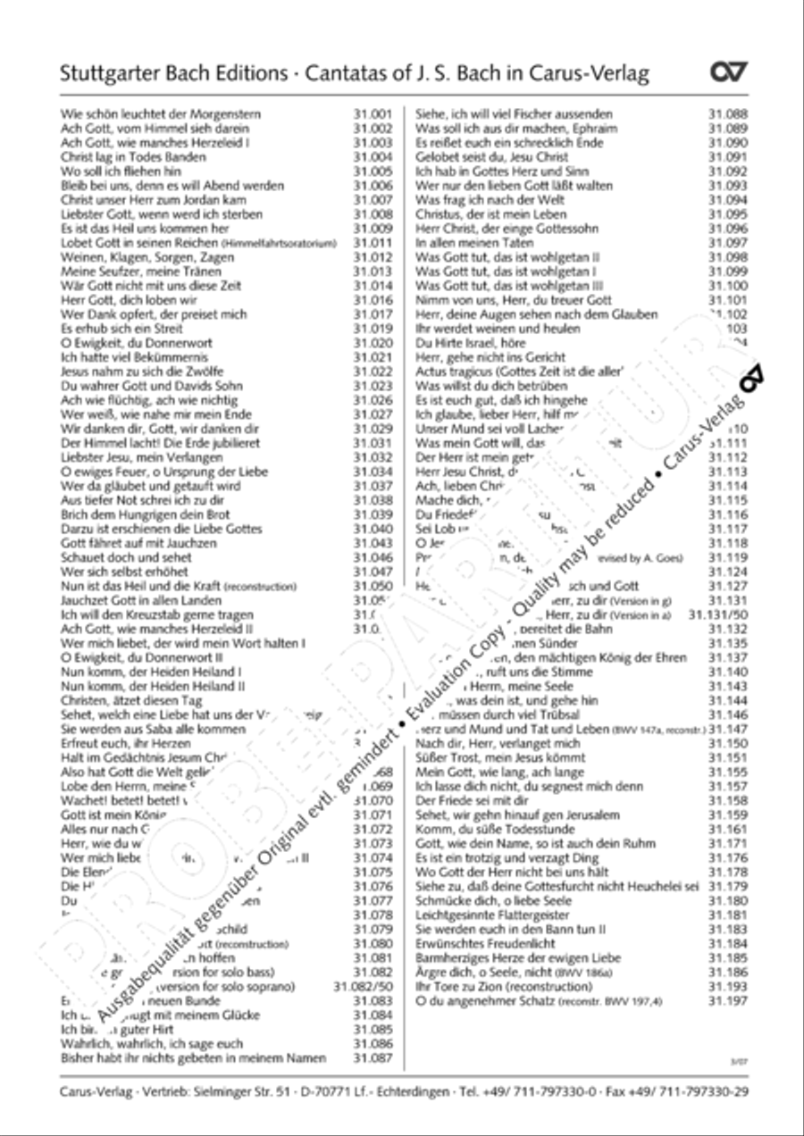 Praise the Lord, O Jerusalem (Preise, Jerusalem, den Herrn) 4-Part scores gallery preview page 73