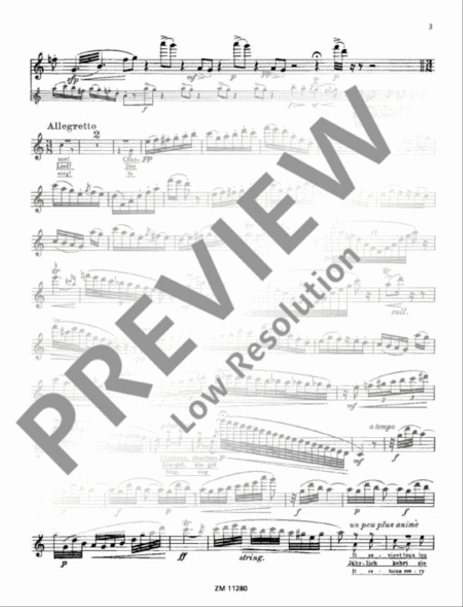 The Nightingale Flute scores gallery preview page 14