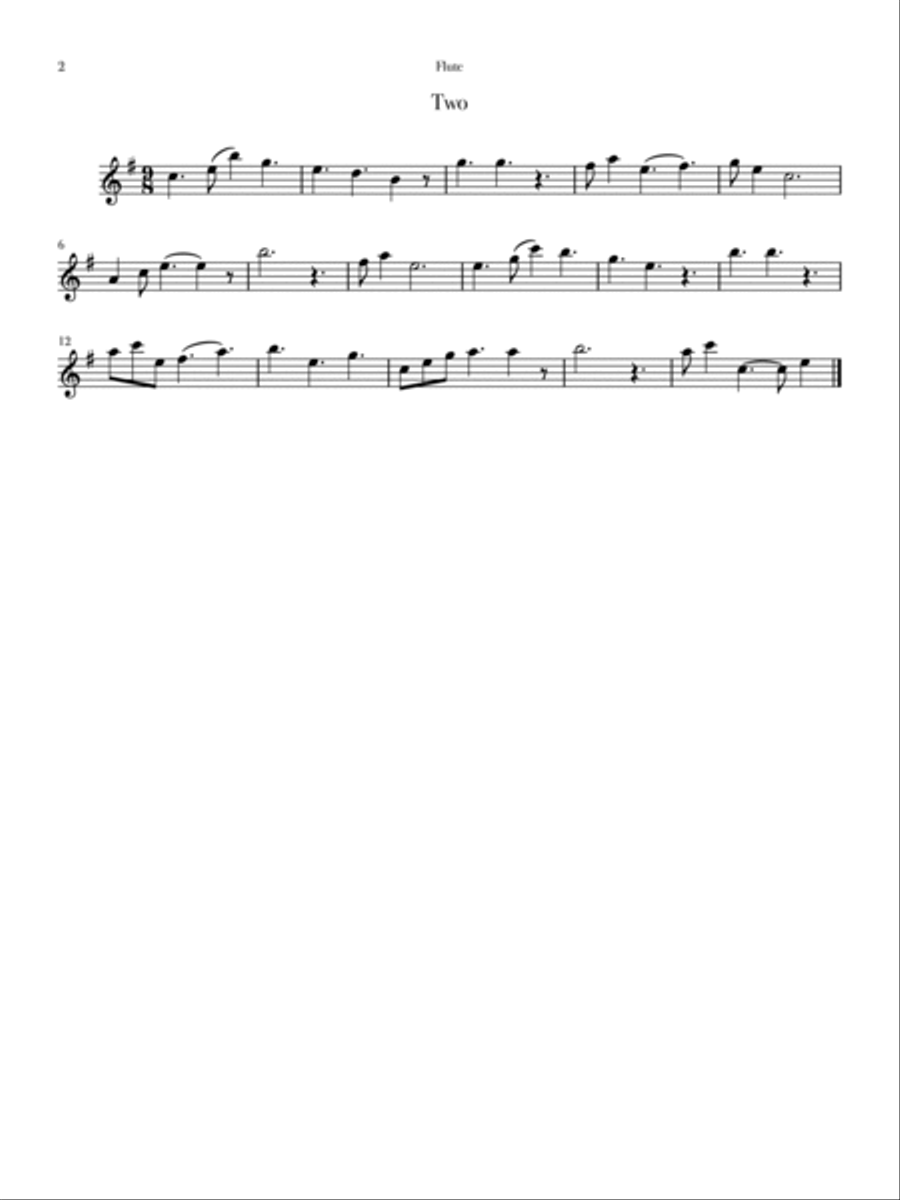 Matricaria Chamomilla Flute scores gallery preview page 5