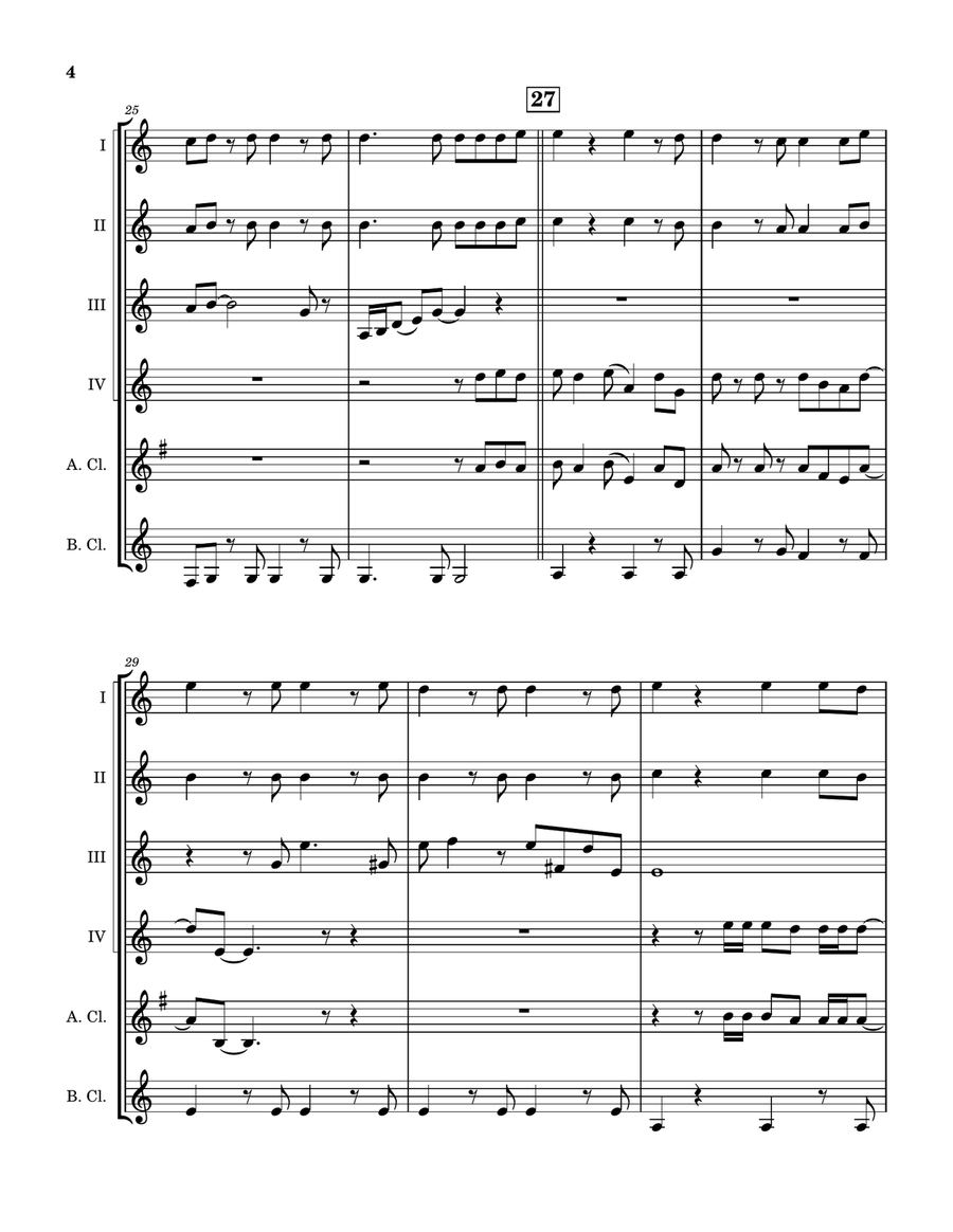 Sultans Of Swing Clarinet Quintet scores gallery preview page 5