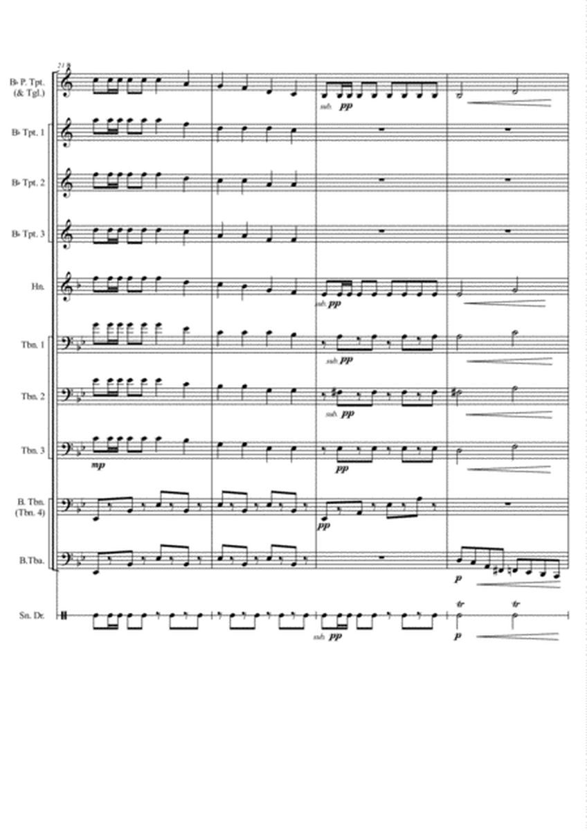 G. Gershwin - March of the Swiss Soldiers from 'Ambulatory Suite', arr. for Brass Ensemble image number null