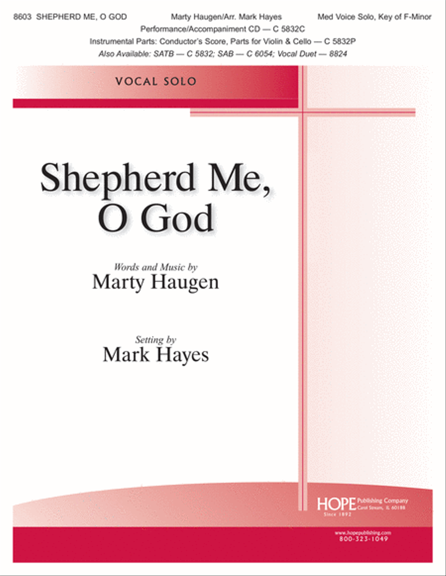 Shepherd Me, O God Shepherd Me, O God Choir scores gallery preview page 1