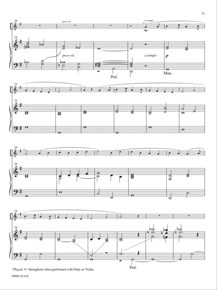 Will You Come and Follow Me Organ scores gallery preview page 2