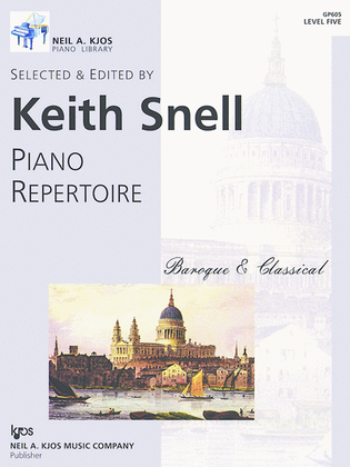 Book cover for Piano Repertoire: Baroque/Classical Level 5