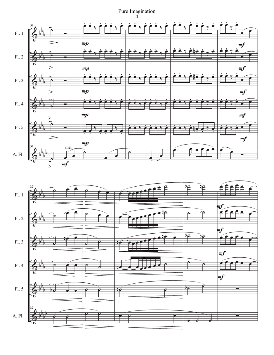 Pure Imagination Woodwind Ensemble scores gallery preview page 5