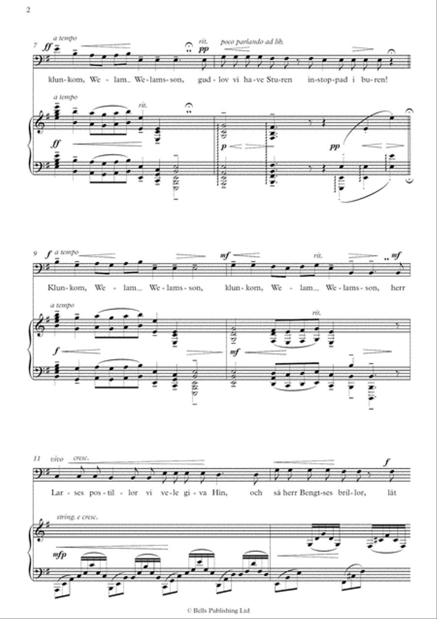 Kung Eriks visor Voice Solo scores gallery preview page 3