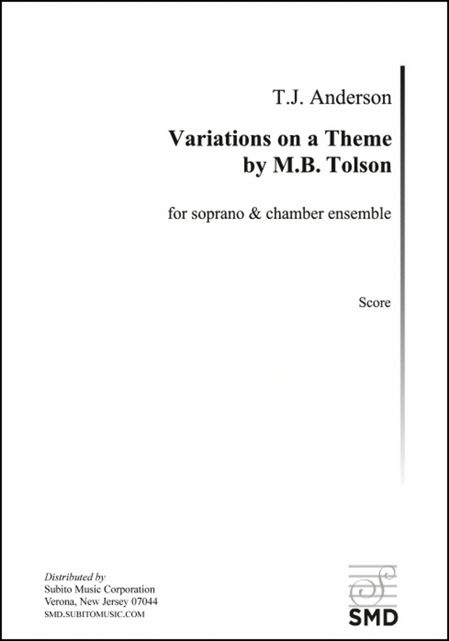 Variations on a Theme by M.B. Tolson cantata