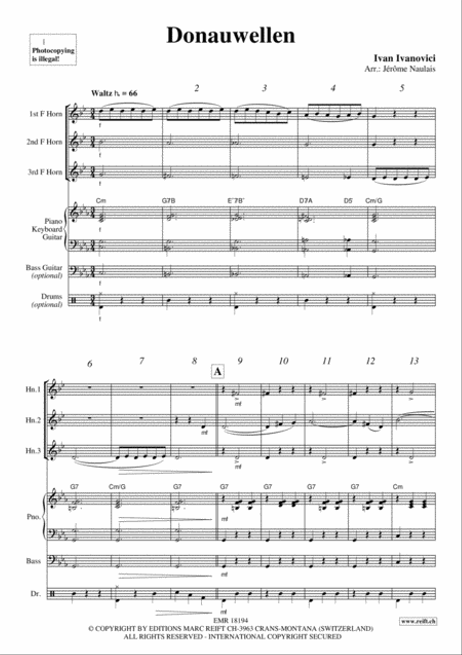 Donauwellen Horn scores gallery preview page 3