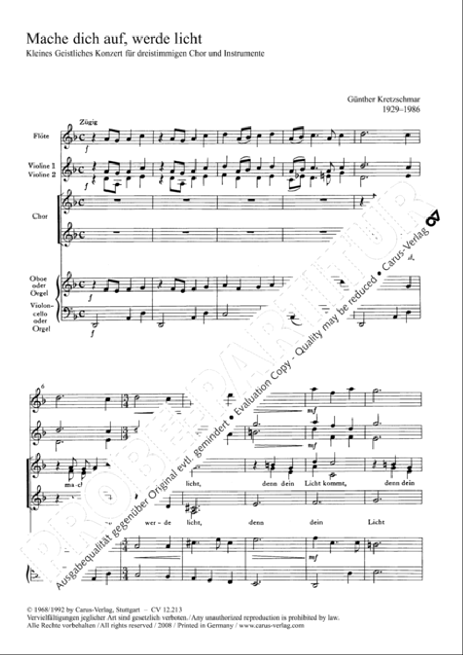 Four Christmas Concerts (Vier Weihnachtskonzerte) Score scores gallery preview page 2