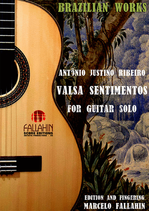 Book cover for VALSA SENTIMENTOS (FEELINGS WALTZ) ANTÔNIO JUSTINO RIBEIRO - FOR GUITAR SOLO