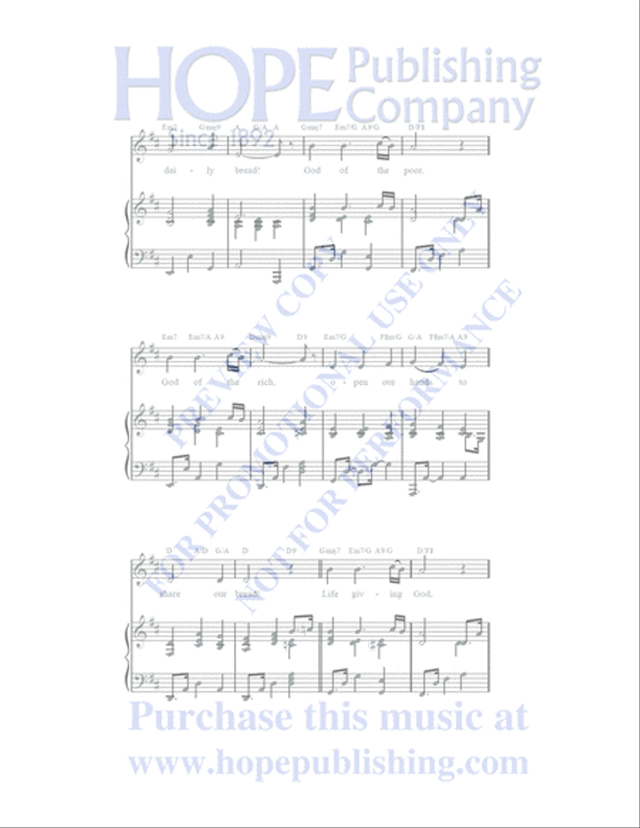 A Place at the Table Choir scores gallery preview page 54