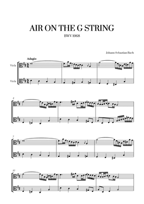 Johann Sebastian Bach - Air on the G String (for Viola Duet)