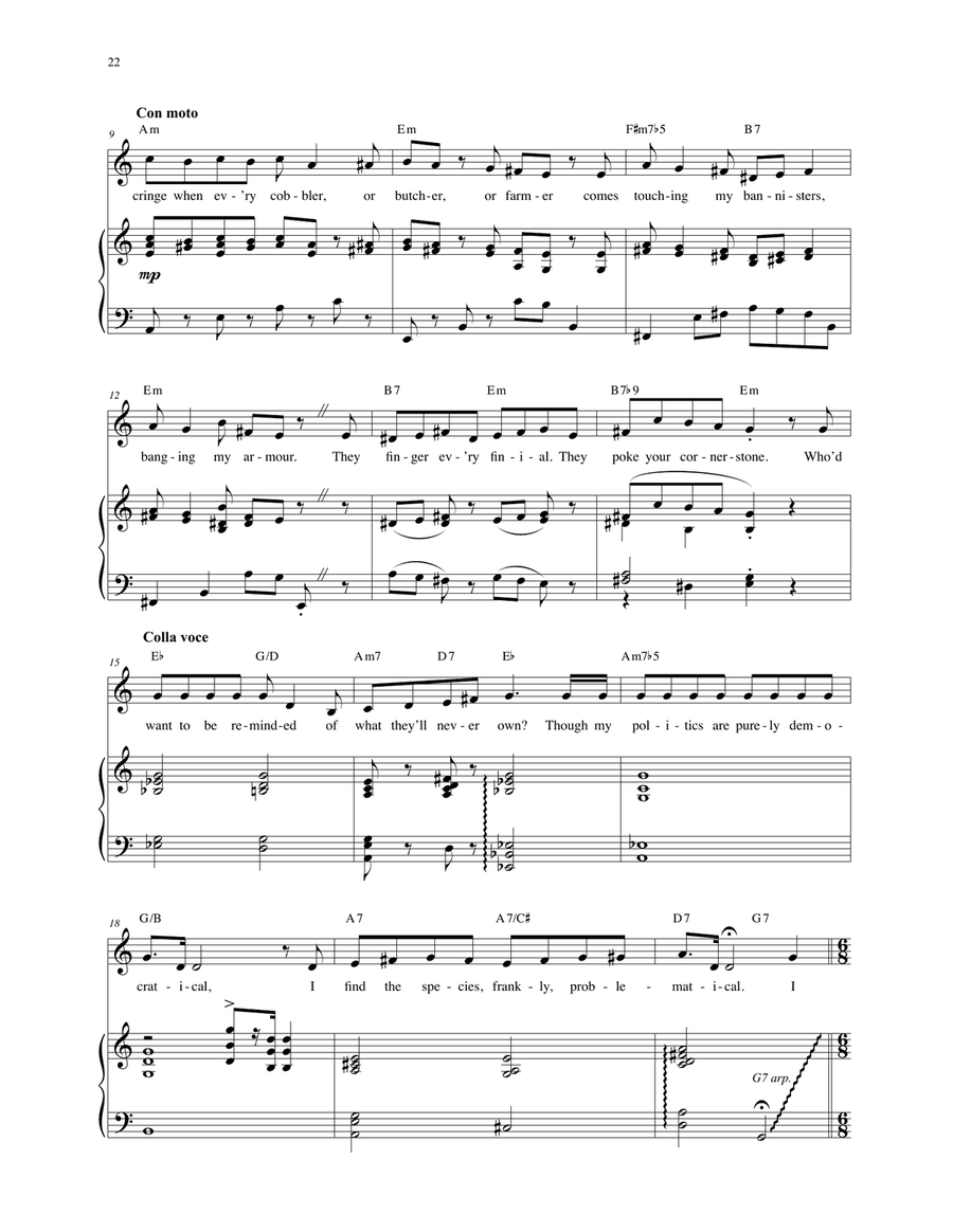 I Don't Understand The Poor Baritone Voice scores gallery preview page 2