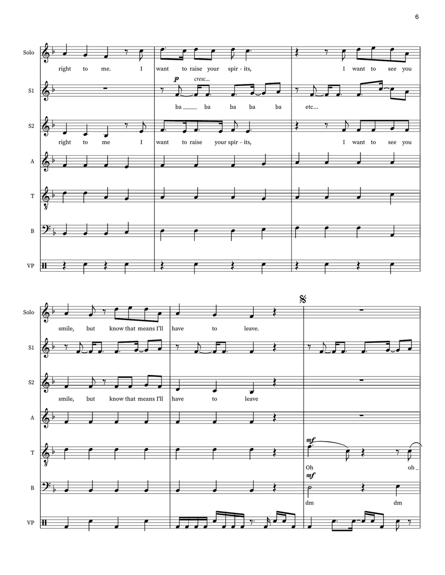 Happier (Feat. Bastille) Small Ensemble scores gallery preview page 6