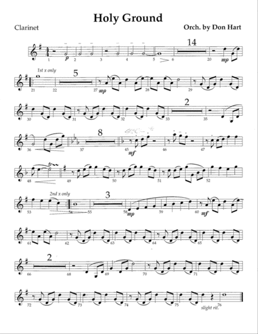 Holy Ground Holy Ground Choir scores gallery preview page 15