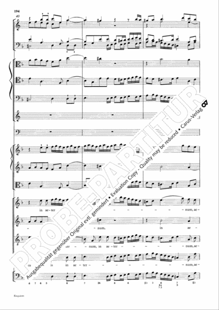Requiem 4-Part scores gallery preview page 201