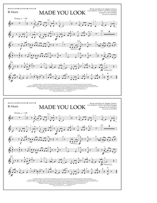 Book cover for Made You Look (arr. Jay Dawson) - Bb Horn