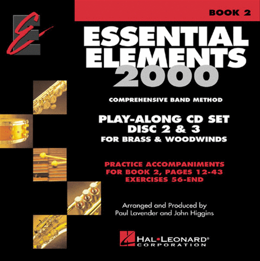 Essential Elements for Band - Book 2 Play-Along CD Set Concert Band Methods scores gallery preview page 1