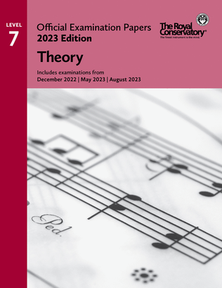 Book cover for 2023 Official Examination Papers: Level 7 Theory