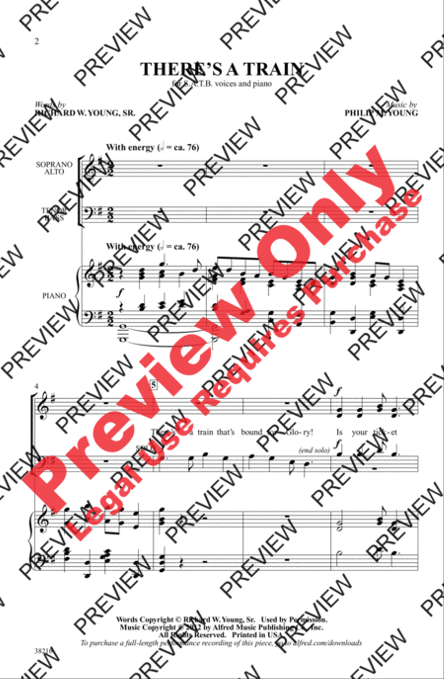 There's a Train 4-Part scores gallery preview page 2