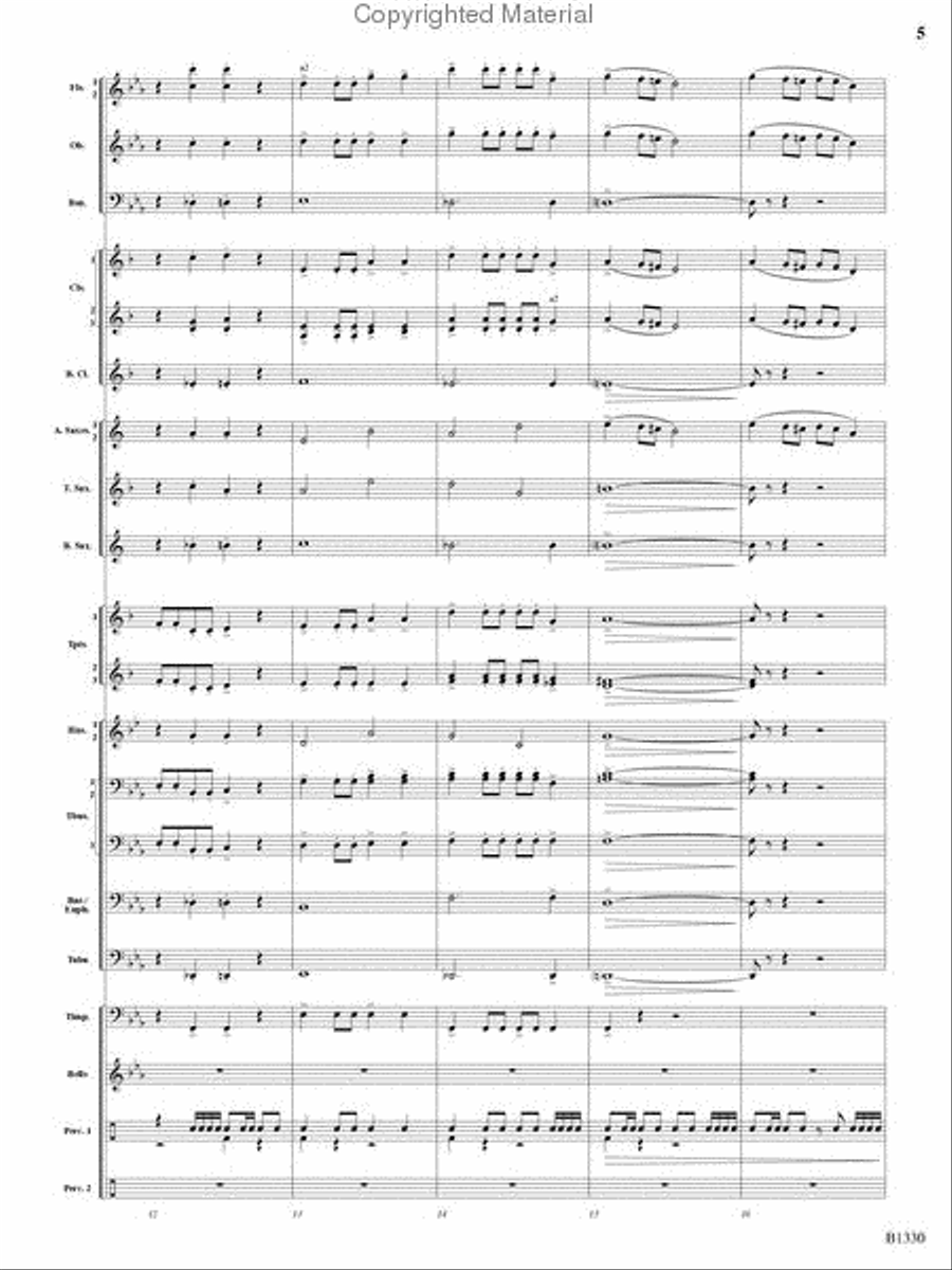 Raiders of the High Seas Concert Band scores gallery preview page 4
