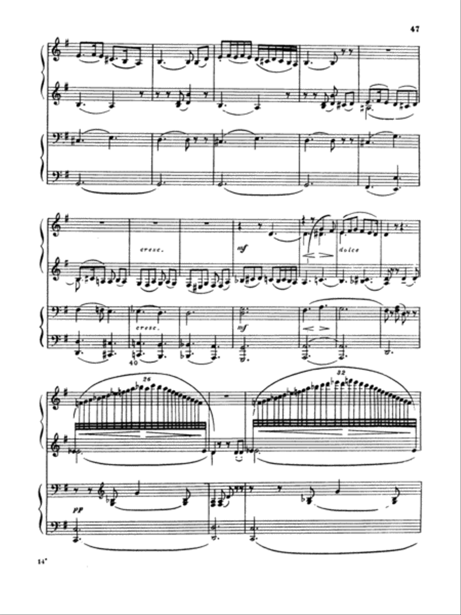 Rimsky-Korsakov: Scheherazade Piano Duet scores gallery preview page 3