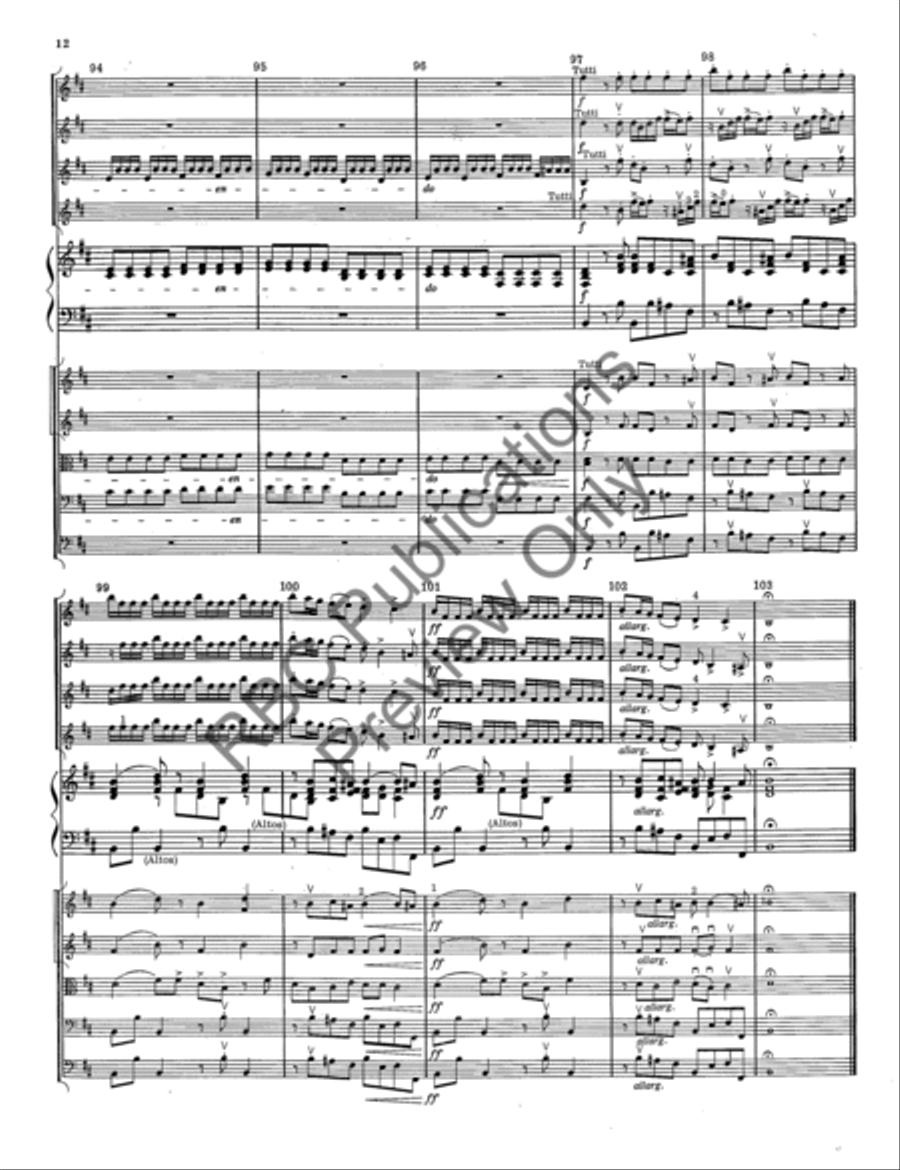 Concerto In B Minor Concerto In B Minor String Orchestra scores gallery preview page 15