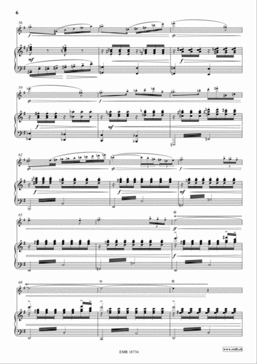 Elegy Flute Solo scores gallery preview page 6