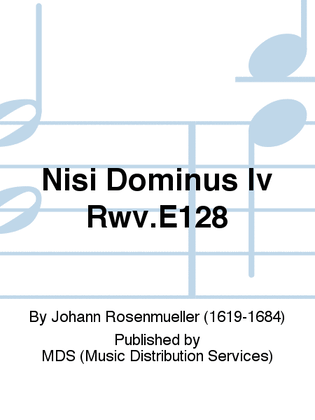 Nisi Dominus IV RWV.E128