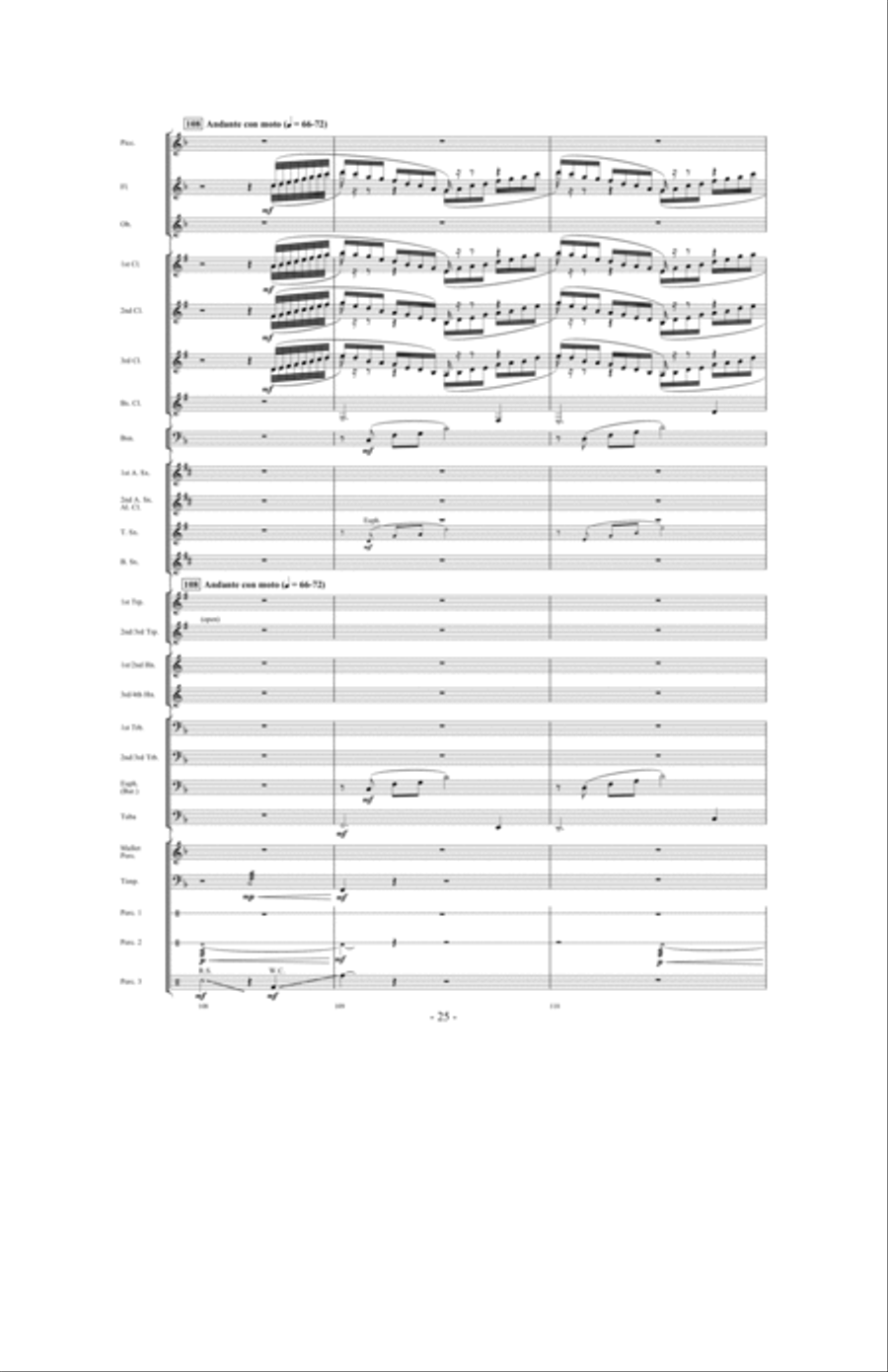 When The Tears Fell Concert Band scores gallery preview page 24