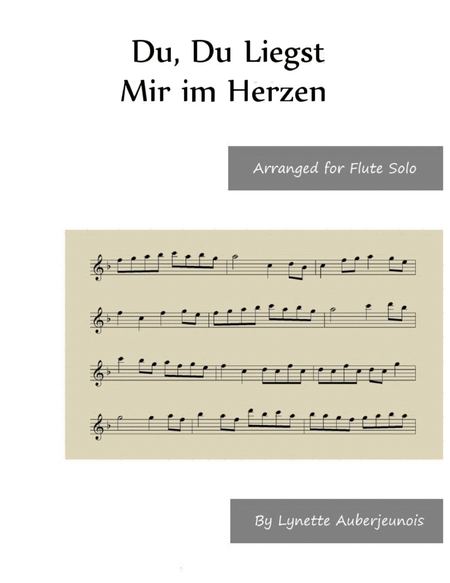 Du, Du Liegst Mir im Herzen - Flute Solo image number null