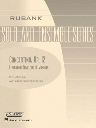 Book cover for Concertino, Op. 12