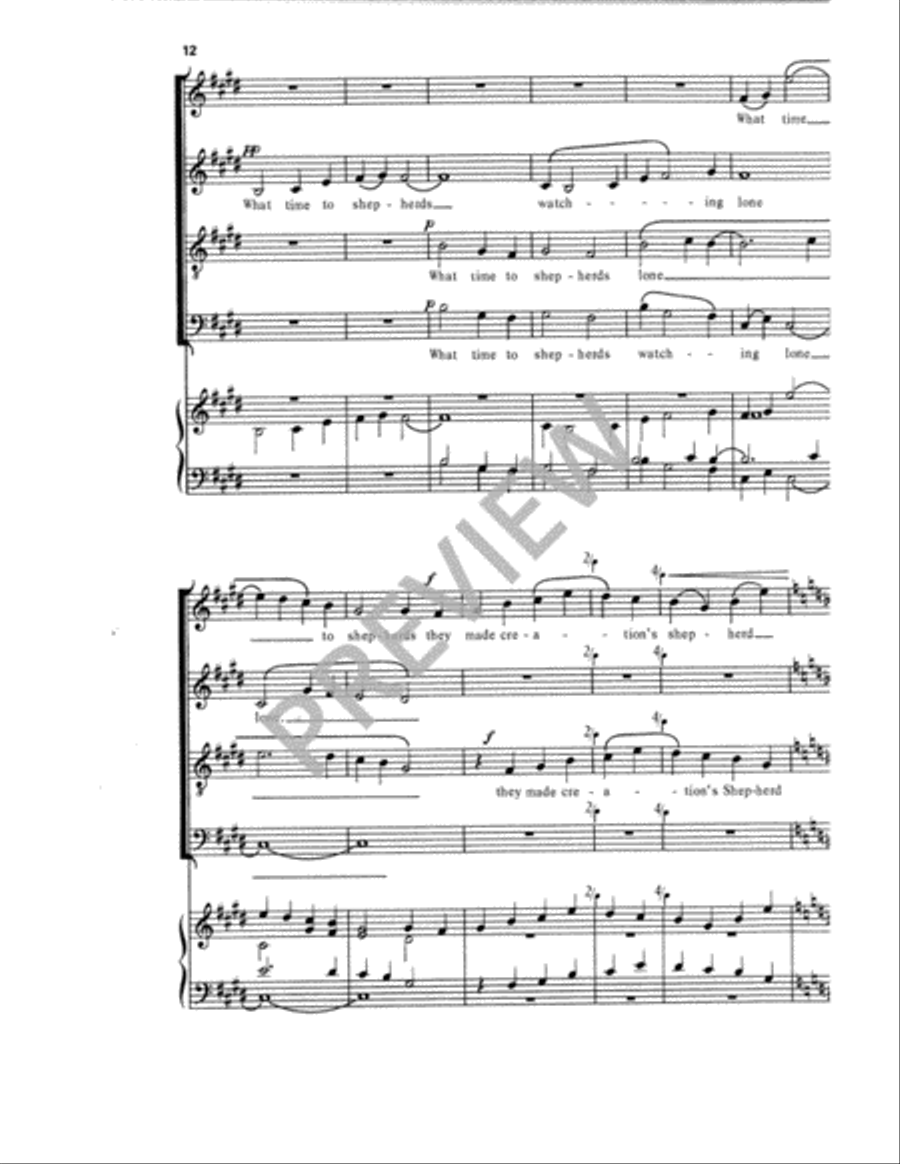 From Lands That See the Sun Arise 4-Part scores gallery preview page 13