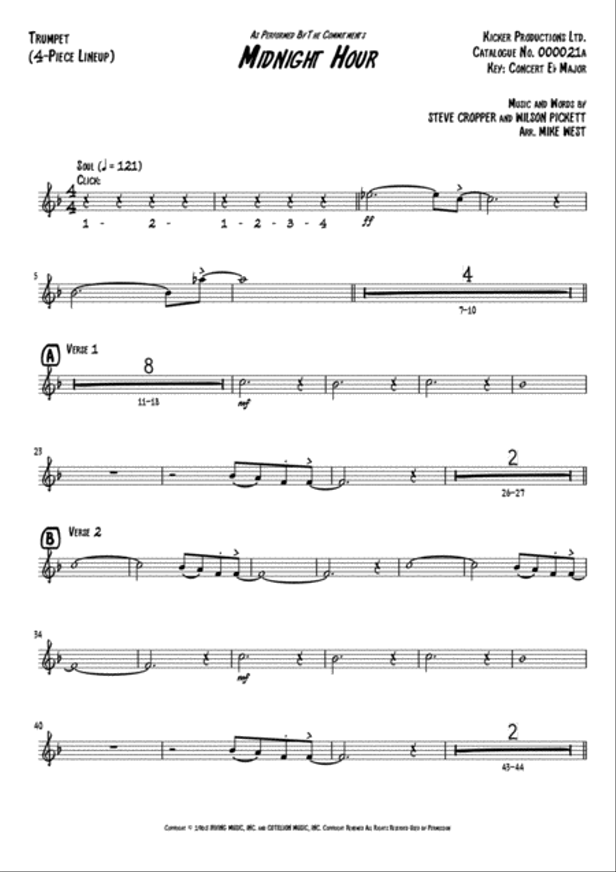 In The Midnight Hour Small Ensemble scores gallery preview page 2