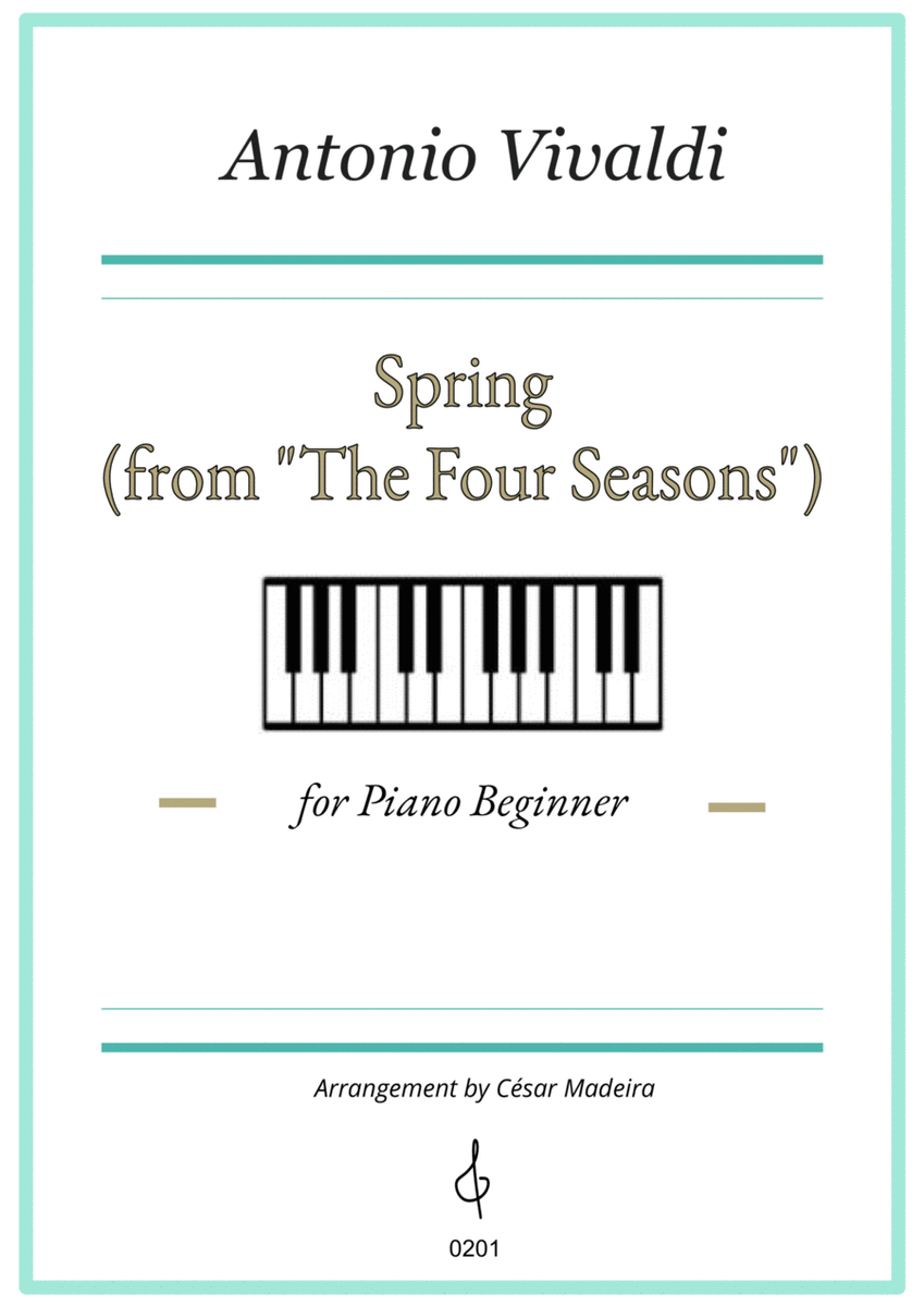 Spring from The Four Seasons - Easy Piano image number null