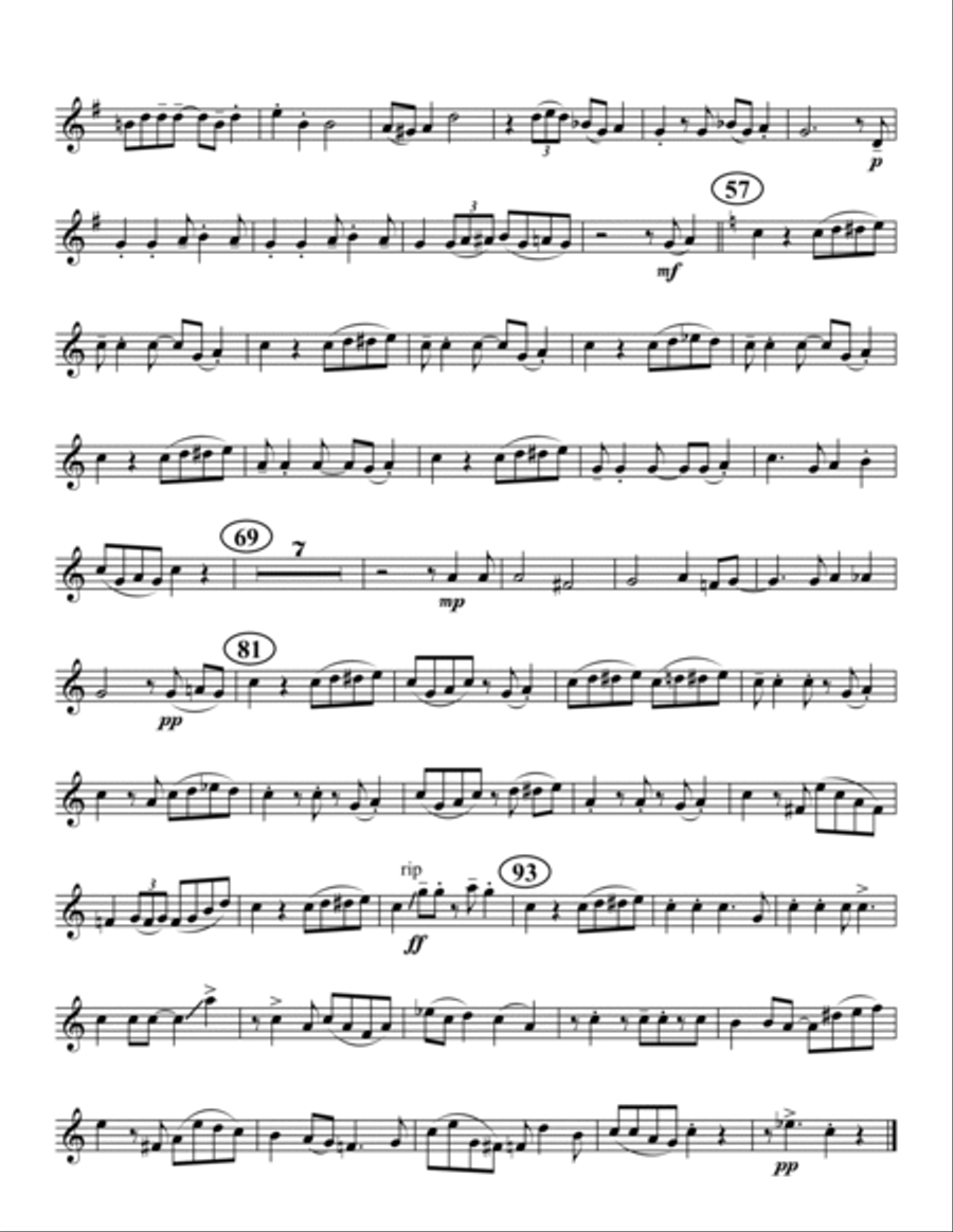 Royal Garden Blues Saxophone Quartet scores gallery preview page 5