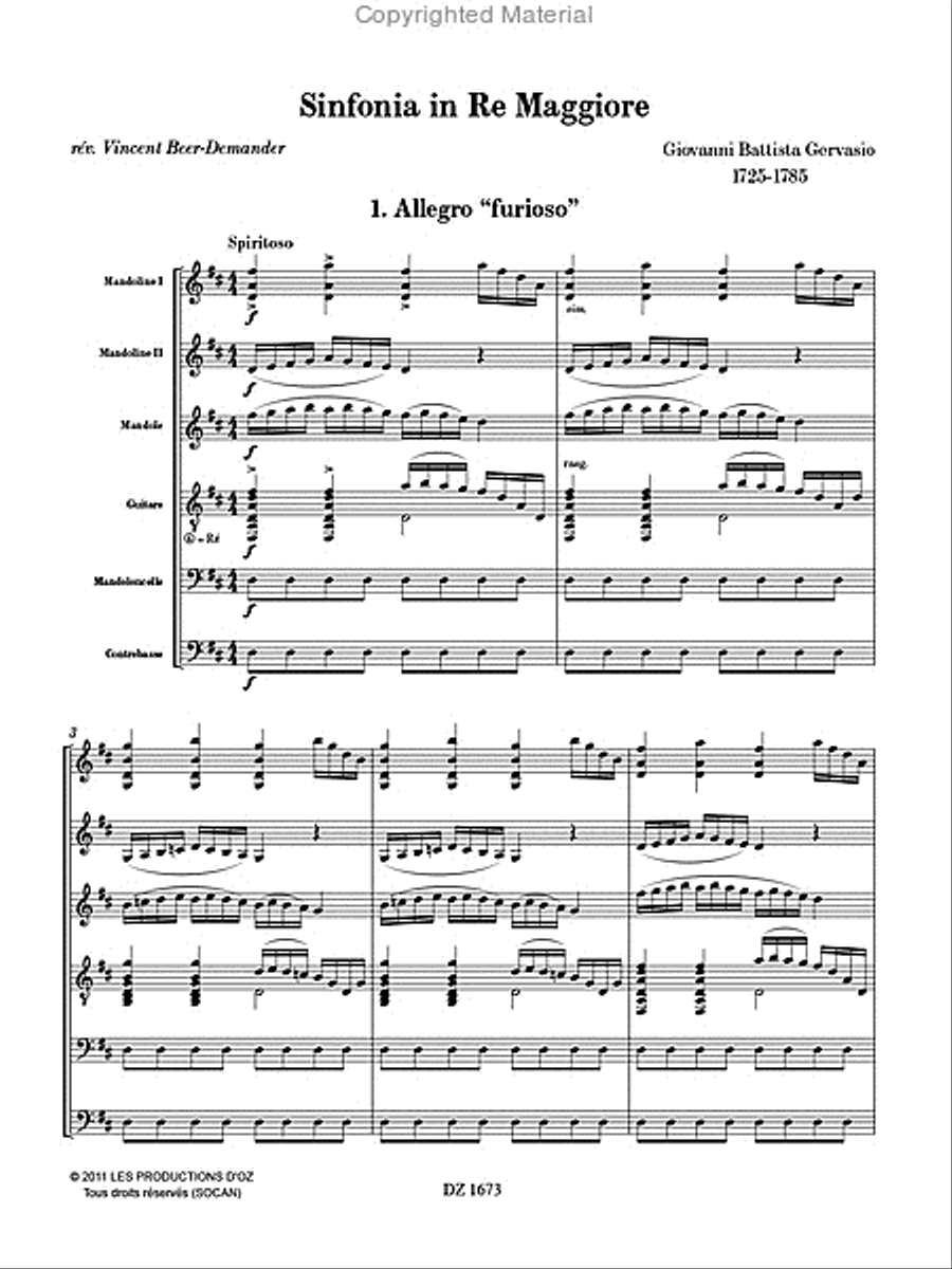 Sinfonia in Sol Maggiore Orchestra scores gallery preview page 2