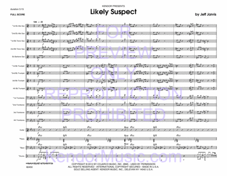 Likely Suspect (Full Score)