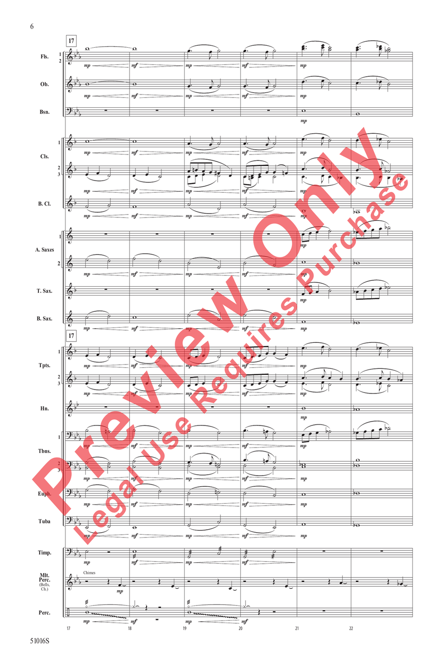Eulogy for the Fallen Eulogy for the Fallen Concert Band scores gallery preview page 6