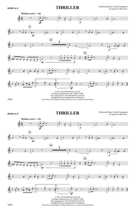 Thriller: 1st F Horn