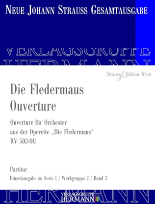 Book cover for Die Fledermaus - Ouverture RV 503-OU