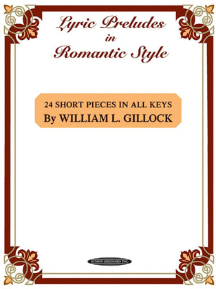 Book cover for Lyric Preludes in Romantic Style